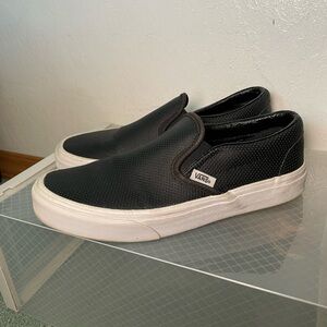 Women’s Vans Slip-On Perf Leather Shoe